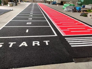 Tapis de sol antidérapant 2m x <span class=keywords><strong>4m</strong></span> pour piste de luge de gym sur mesure en intérieur, <span class=keywords><strong>gazon</strong></span> <span class=keywords><strong>synthétique</strong></span> PE pour entraînement et compétition HYROX - Product Image 3