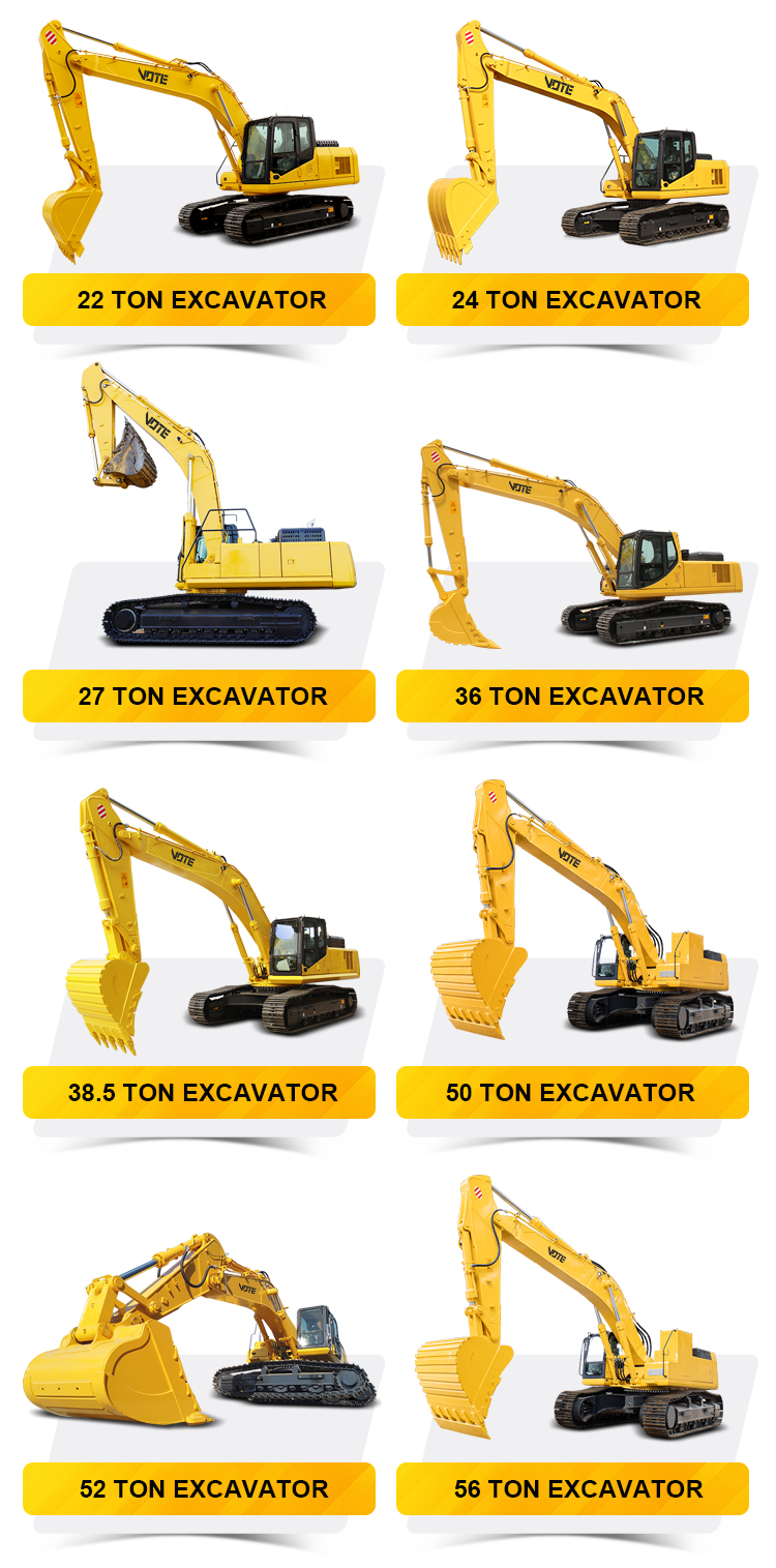 The 8 ton excavator small crawler hydraulic excavator for sale industrial earthwork medium digger Asia