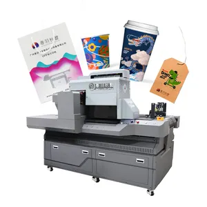 single pass digital quicker printer for paper bag book labels printer faster flatbed uv printer