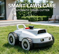 Robot pemotong rumput tanpa kabel RTK GPS visi 3D IMU untuk rumput hingga 5000m2 operasi otomatis manajemen multi zona
