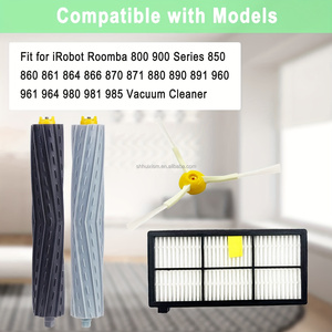 Cepillo Lateral Principal y Filtro HEPA Compatibles con iRobot <span class=keywords><strong>Roomba</strong></span> 850 860 861 864 866 870 871 880 890 891 <span class=keywords><strong>960</strong></span> 961 980 981 - Product Image 2