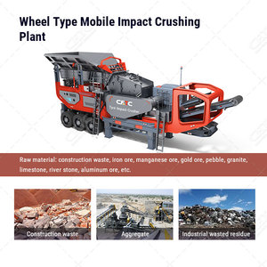 CFTC Planta Móvil de Alta Eficiencia con Ruedas para Trituración de Residuos de Hormigón, Trituradora de Impacto para Piedra y Grava de Cantera en Venta, con Motor, Rodamientos y PLC - Product Image 5
