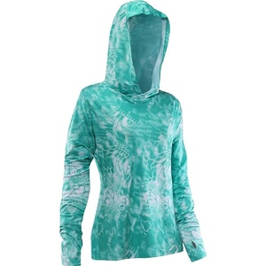 UPF50+ Quick Dry Clothes Polyester Customized Outdoor <b>Sunscreen</b> UV Fishing Clothing Long Sleeve Womens Fishing Tshirts - Product Image 4