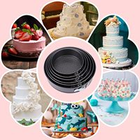 Moule à charnière antiadhésif rond pour gâteaux, cheesecakes, pizzas et quiches avec fond anti-fuite amovible