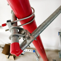 Attache multidirectionnelle UTT90, connecteur de tuyau en acier au carbone électrogalvanisé de 1 pouce pour les services de construction