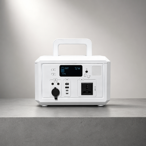 E-NiCE 600W Battery Portable <b>Solar</b> Power Station <b>Generator</b> for Camping Travel Emergency Use A1-1 Pure Sine Wave Output Ensures S - Product Image 1