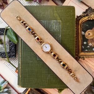 Reloj de Pulsera de Cuarzo Dorado Vintage Hecho a Mano para Mujer, Accesorios de Moda Retro con Diseño Único de Botones y Cuentas, Joyería Personalizada - Product Image 3