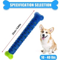 En gros, Jouet à mâcher pour chien en caoutchouc écologique en forme d'os, durable, couineur, pour le nettoyage des dents molaires et l'hygiène dentaire des animaux de compagnie, en sachet