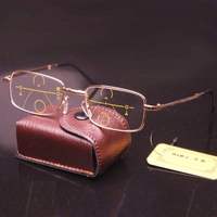 Lunettes pliantes portables, lunettes de lecture progressives multifocales, lunettes anti-lumière bleue pour hommes, lunettes presbyopes