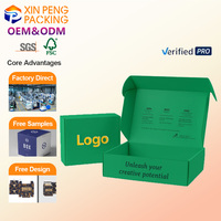 Boîte cadeau en papier kraft personnalisée légère, gaufrée, en velours, perforée, compostable, écologique, pour envoi postal, modèle 2026 XP OEM