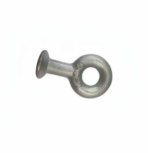 Anillo de Suspensión con Cabeza Esférica Q-7 Galvanizado en Caliente para Conexiones Eléctricas y Puesta a Tierra en Subestaciones - Product Image 1