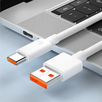 Câble de données USB vers Type-C 120 W 6 A, charge ultra rapide pour téléphone portable Xiaomi