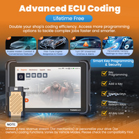 Herramienta de Diagnóstico Automotriz THINKSCAN 689BT para Vehículos con CANFD DOIP, Codificación ECU Bidireccional, 34 Funciones de Restablecimiento, Sistema Completo y Escáner OBD2 Gratuito de por Vida