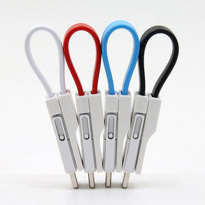 Promosi hadiah perusahaan gantungan kunci pengisi daya Cepat portabel Mini magnetik 3 dalam 1 kabel pengisi daya untuk ponsel - Product Image 4