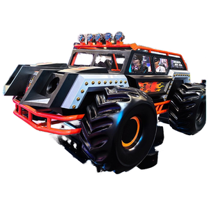 جهاز ألعاب الواقع الافتراضي عبر الحدود، وحدة تحكم متكاملة لسباقات الـ VR بستة مقاعد، معدات استشعار الحركة للسباقات الوعرة في مراكز التسوق الكبيرة - Product Image 1