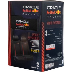 Set coprisedili 6 pezzi Powerbar nero/rosso - Product Image 5