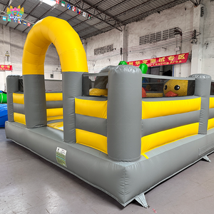 Castillo Inflable de PVC con Tobogán para Niños, Diseño de Patito, Portátil para Interiores/Exteriores - Product Image 6