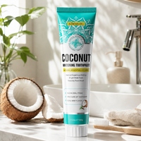 Dentifrice blanchissant saveur menthe fraîche, soin naturel, haleine fraîche, élimination des taches buccales, soin des gencives, 100g