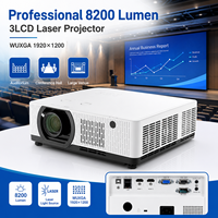Projecteur laser professionnel 8200 lumens 3LCD WUXGA 1920x1200 pour auditorium et salle de conférence
