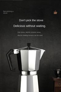 Classique <span class=keywords><strong>Mini</strong></span> Voiture Voyage Barista Accessoires En Aluminium Brassage Pot pour Espresso En Métal <span class=keywords><strong>Cafetière</strong></span> avec Stock Caractéristiques - Product Image 6