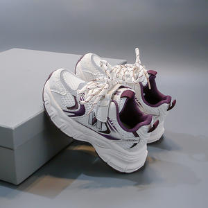 Chaussures décontractées à lacets en maille respirante, nouvelle collection printemps 2025, semelle souple et épaisse pour bébés filles et garçons - Product Image 3