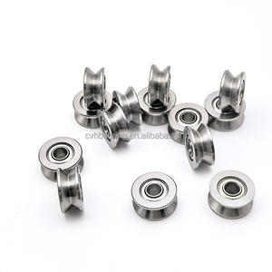 컴퓨터 자수 레이저 기계 크롬 스틸 용 4x13x6mm V-그루브 베어링 V624ZZ 트랙 휠 가이드 휠 베어링 - Product Image 1