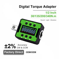 Adaptateur de couple numérique professionnel 1/2 pouce avec écran LCD pour la réparation automobile et l'assemblage industriel