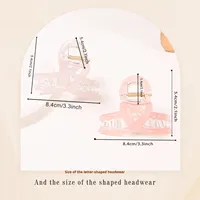 Barrette à cheveux sirène requin haut de gamme de style européen et américain Golais Jewelry pour femme, en acrylique, pour occasions de fête, 8,5 cm AT-41