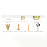 Ensemble de 8 bols à riz en céramique écologiques et durables de style Japandi pour le café, le thé et le matcha