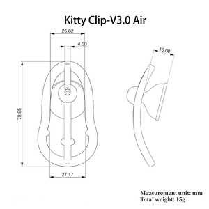 คลิปหนีบอวัยวะเพศหญิงแบบถอดได้ Kitty Clip V3.0 Air น้ำหนักเบาพิเศษ พร้อมถาดรองปัสสาวะ คลิปหนีบอวัยวะเพศหญิงแบบลบประการ คลิปหนีบอวัยวะเพศหญิงแบบ BDSM ของเล่นทางเพศ - Product Image 6