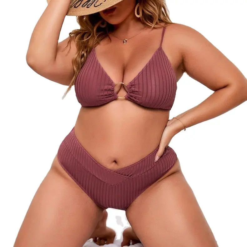 woman plus size bra and panty sets big cup size lace bikini woman solid color plus size padded bra and underwear bra brief set