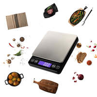 Balance numérique professionnelle de haute précision 3 kg 0,1 g pour bijoux, café, cuisine, aliments, mini balance à grammes pour l'or