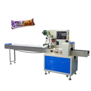 Best Selling Loaf Bread Small Cookies Bag Packaging Machine Sealing Machines Wooden Box Pillow Bag Nitrogen Filling Support 500