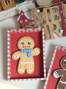 Caja de Embalaje <span class=keywords><strong>para</strong></span> Galletas de Jengibre Navideñas, Dulces y Saladas, Pequeñas, con Diseño de Hombre de Jengibre, <span class=keywords><strong>para</strong></span> Decoración de Galletas, Repostería y Manualidades - Product Image 5