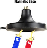 Antenne WiFi 4G LTE à base magnétique avec câble d'extension mâle de 3 m en caoutchouc, fréquence 698-2700 MHz, gain 7 dBi