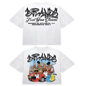 Ropa Casual Urbana para Hombre, Camiseta con Estampado Llamativo, Prenda de Moda con Diseño Gráfico - Product Image 1