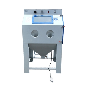 factory price dustless manual wet sand blasting cabinet water vapour sandblasting machine for sale
