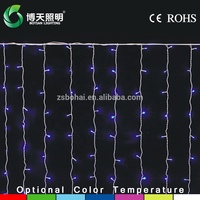 Guirlande lumineuse LED en forme d'étoile de Noël, éclairage de fond de scène étoilé, lumières de ciel, étanches, pour extérieur