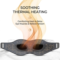 Appareil de beauté pour la thérapie oculaire à la lumière rouge, masque oculaire chauffant à photons, appareil de soin des yeux en silicone LED pour la maison