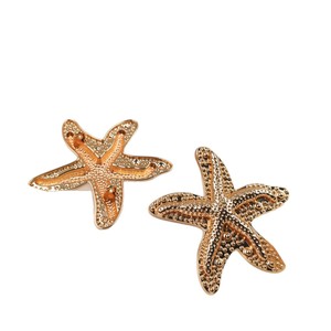 Tùy Chỉnh Sao Biển Thiết Kế Kim Loại Vàng Nút Ưa Thích 55Mm Lớn Lớn Nút Cho Quần Áo Trang Trí Chân Nút Cho Phụ Nữ Phù Hợp Với - Product Image 5