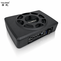 Subwoofer Slim's 8/10'' à bobine simple pour voiture, caisson de basses 180W, performance des basses améliorée, cadre en aluminium