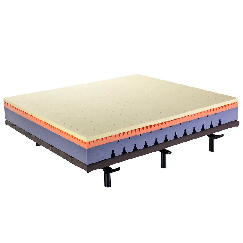 Hot sale flannel fleece hotel bed with mattress sponge memory foam gel foam toppers