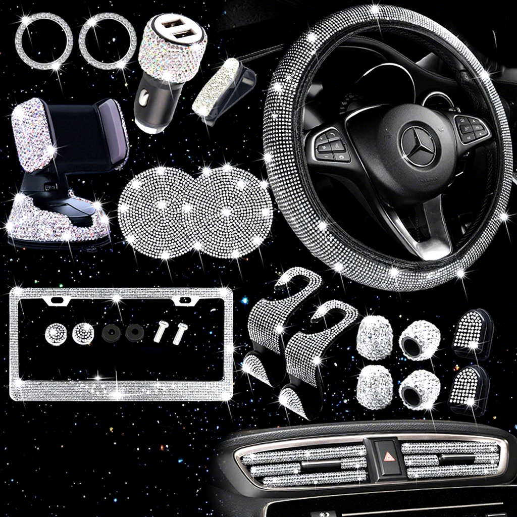 Ensemble de 27 pièces - diamant blanc