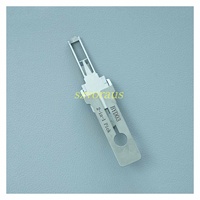 Outils Lishi BYD03 en alliage d'aluminium, outil 2 en 1 pour déverrouillage et décodage, serrurier professionnel, serrure électrique, serrure de porte