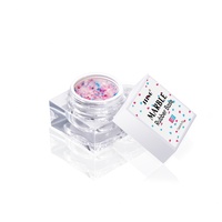 JTING Nouveau Populaire 9 couleurs Gel Polish Caoutchouc Brillant à Haute Pigmentation avec Paillettes en Flocons, Personnalisable OEM, Pots de 5g