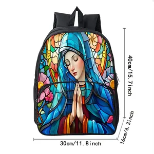 <span class=keywords><strong>Sac</strong></span> à <span class=keywords><strong>dos</strong></span> scolaire tendance avec impression de la Vierge <span class=keywords><strong>Marie</strong></span> pour garçons/filles, imperméable, design de dessin animé 3D, bandoulière arquée, meilleur cadeau pour - Product Image 2