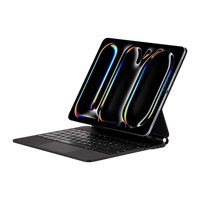 Clavier sans fil rétroéclairé LED intelligent avec disposition US, pavé tactile multi-gestes, USB-C et étui de protection pour iPad Pro 13 pouces M4 Magic