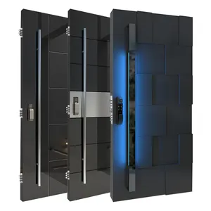 Residential Anti-blast Steel Entry Steel-main-door-design Exterior Security Stainless Steel Door