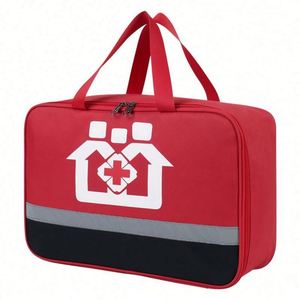 Trousse de premiers secours portable grande capacité en tissu Oxford pour extérieur, sac à herbes domestique, outils d'urgence pour étudiants, modèle Mairun 406 (USA) - Product Image 2