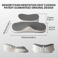Coussin de siège de méditation ergonomique orthopédique en mousse à mémoire de forme confortable et personnalisé en gros